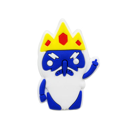 Inspirado en los adornos para zapatos de Hora de Aventuras