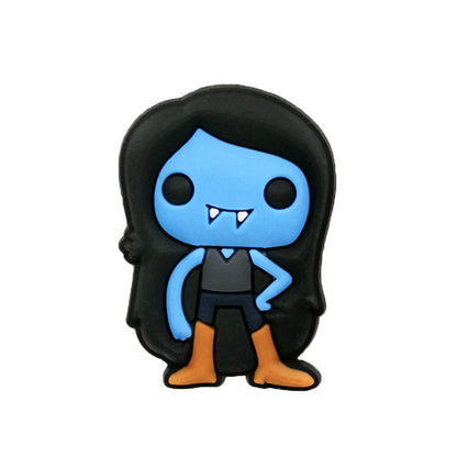 Inspirado en los adornos para zapatos de Hora de Aventuras