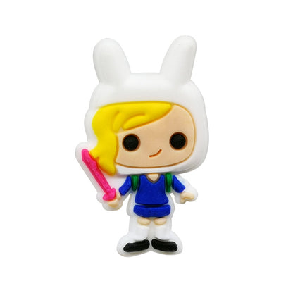 Inspirado en los adornos para zapatos de Hora de Aventuras