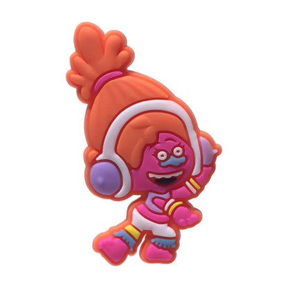 Inspirado en los adornos para zapatos de Trolls