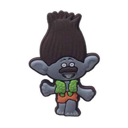 Inspirado en los adornos para zapatos de Trolls