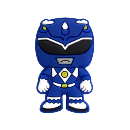 Inspirado en los adornos para zapatos de los Power Rangers