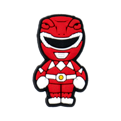 Inspirado en los adornos para zapatos de los Power Rangers