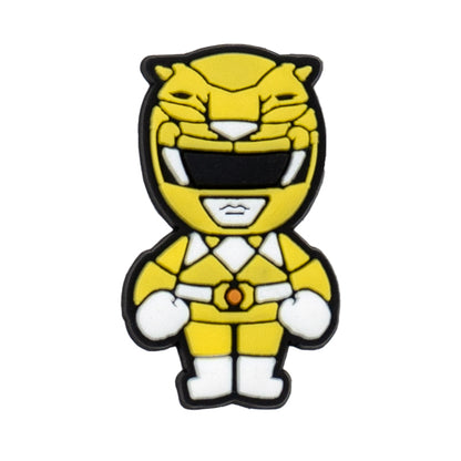 Inspirado en los adornos para zapatos de los Power Rangers