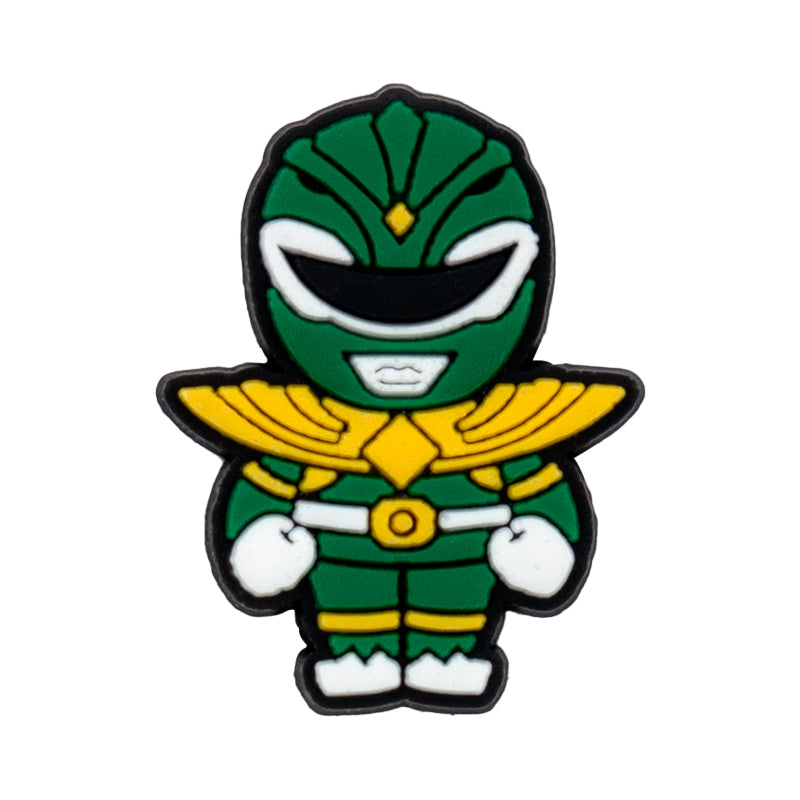 Inspirado en los adornos para zapatos de los Power Rangers