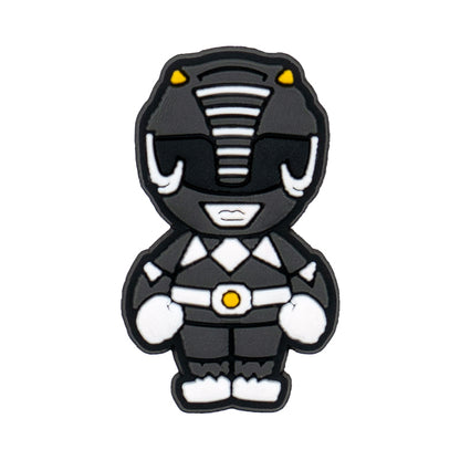 Inspirado en los adornos para zapatos de los Power Rangers