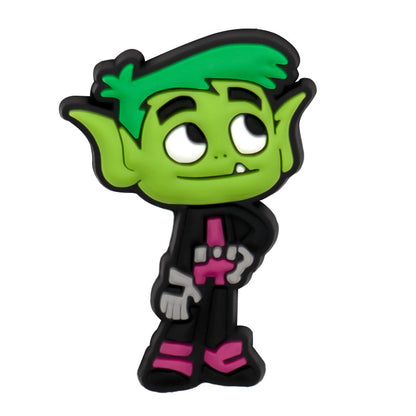 Inspirado en los adornos para zapatos de Teen Titan