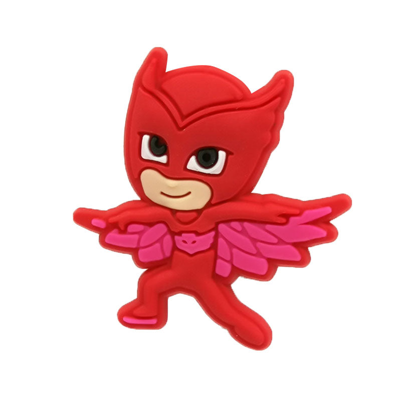 Inspirado en los adornos para zapatos de PJ Mask