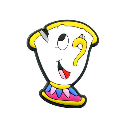 Inspirado en los adornos para zapatos de La Bella y la Bestia