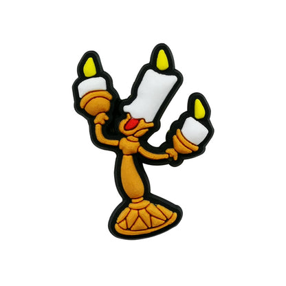 Inspirado en los adornos para zapatos de La Bella y la Bestia