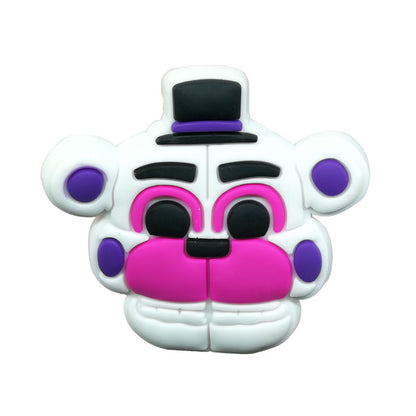 Inspirado en los adornos para zapatos de Five Nights of Freddy