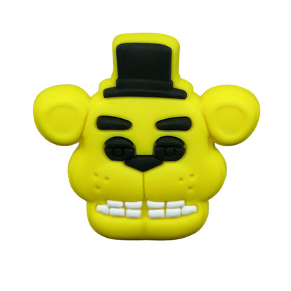 Inspirado en los adornos para zapatos de Five Nights of Freddy