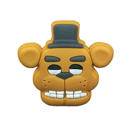 Inspirado en los adornos para zapatos de Five Nights of Freddy