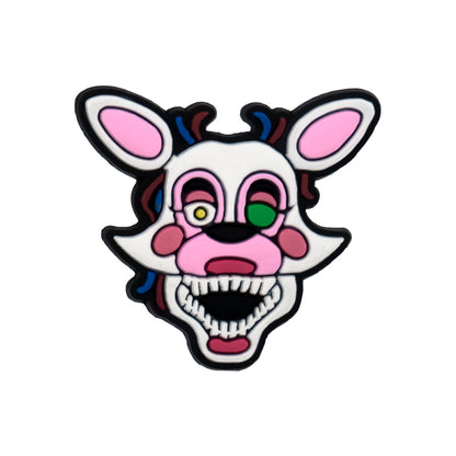 Inspirado en los adornos para zapatos de Five Nights of Freddy