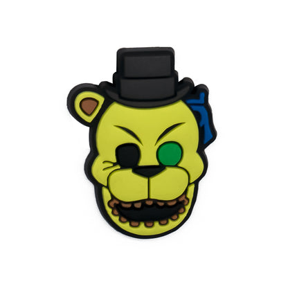 Inspirado en los adornos para zapatos de Five Nights of Freddy