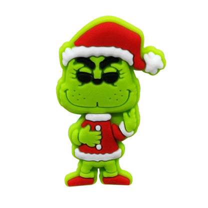 Inspirado en el dije para zapatos de El Grinch