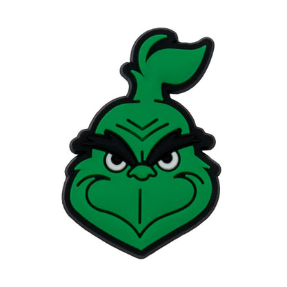 Inspirado en el dije para zapatos de El Grinch