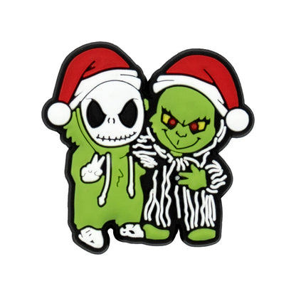 Inspirado en el dije para zapatos de El Grinch