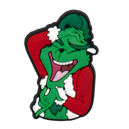 Inspirado en el dije para zapatos de El Grinch