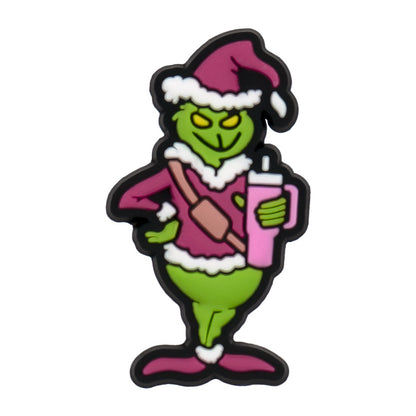 Inspirado en el dije para zapatos de El Grinch