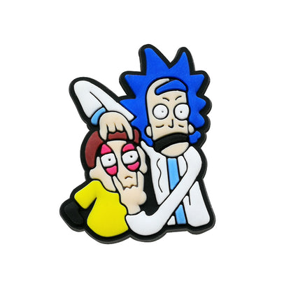 Inspirado en los adornos para zapatos de Rick &amp; Morty
