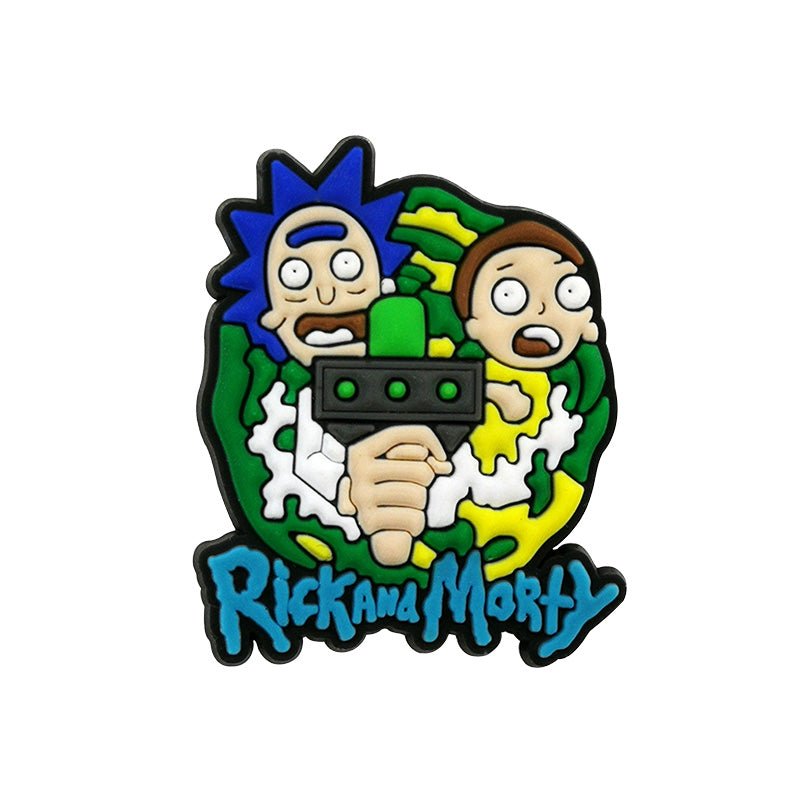Inspirado en los adornos para zapatos de Rick &amp; Morty