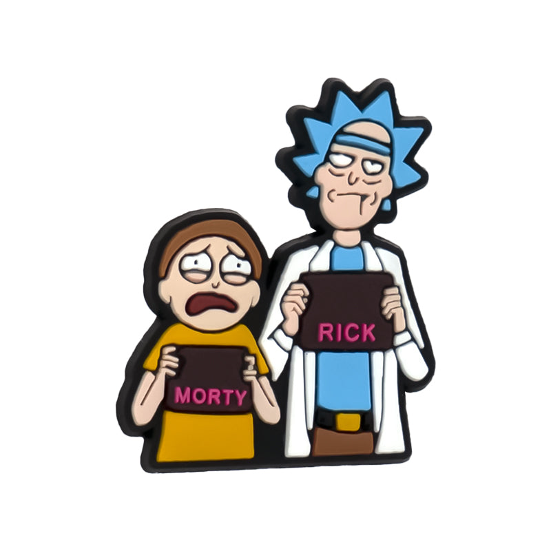 Inspirado en los adornos para zapatos de Rick &amp; Morty