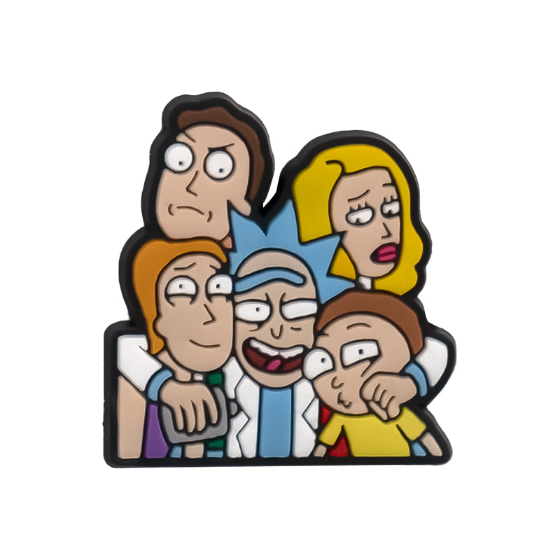 Inspirado en los adornos para zapatos de Rick &amp; Morty