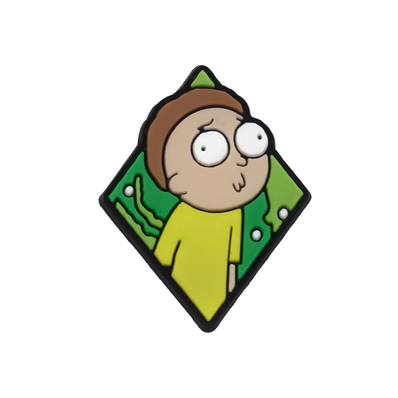 Inspirado en los adornos para zapatos de Rick &amp; Morty