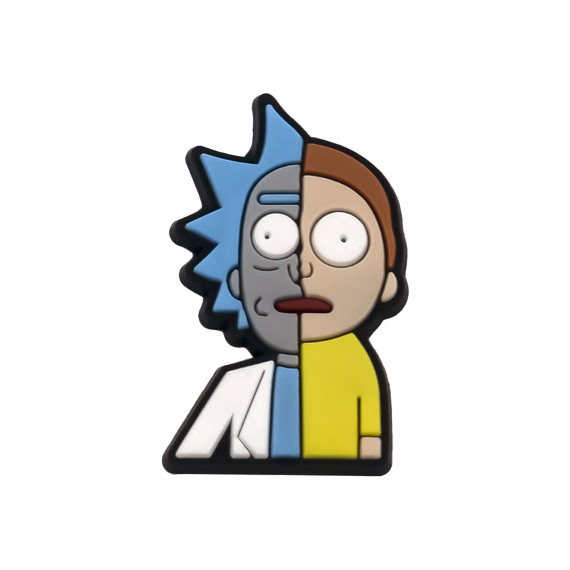 Inspirado en los adornos para zapatos de Rick &amp; Morty