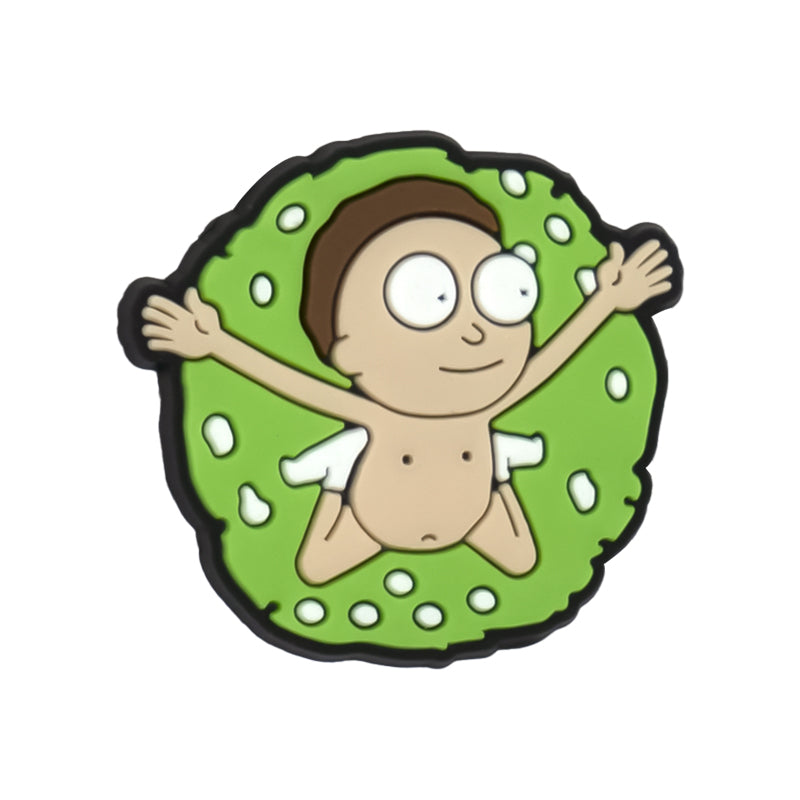 Inspirado en los adornos para zapatos de Rick &amp; Morty