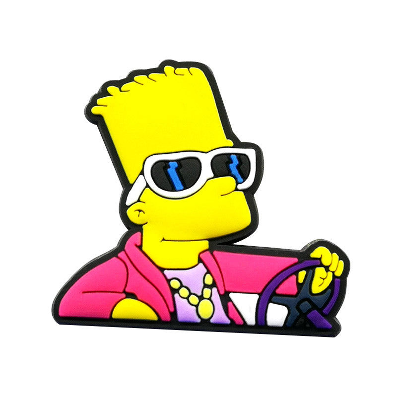 Inspirado en los adornos para zapatos de Los Simpson