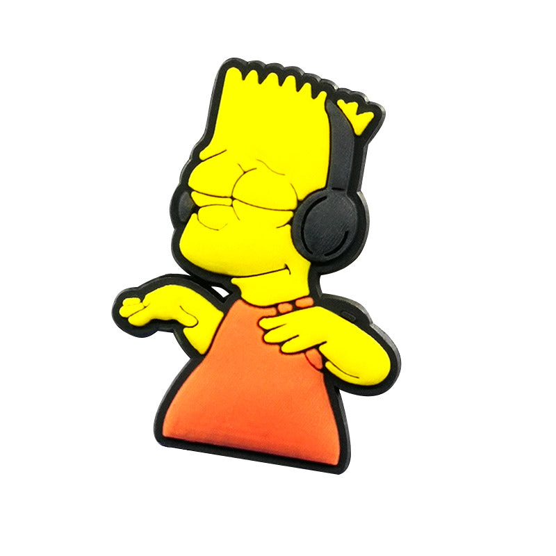 Inspirado en los adornos para zapatos de Los Simpson