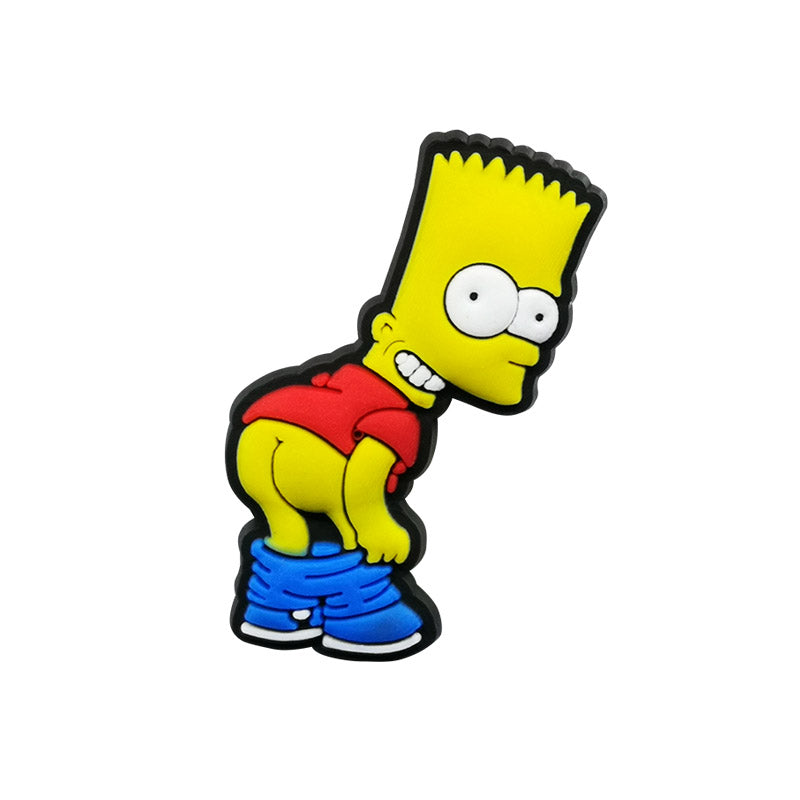 Inspirado en los adornos para zapatos de Los Simpson