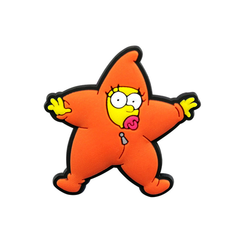 Inspirado en los adornos para zapatos de Los Simpson