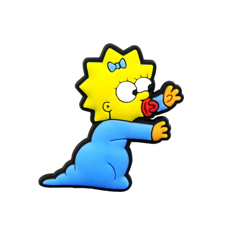 Inspirado en los adornos para zapatos de Los Simpson