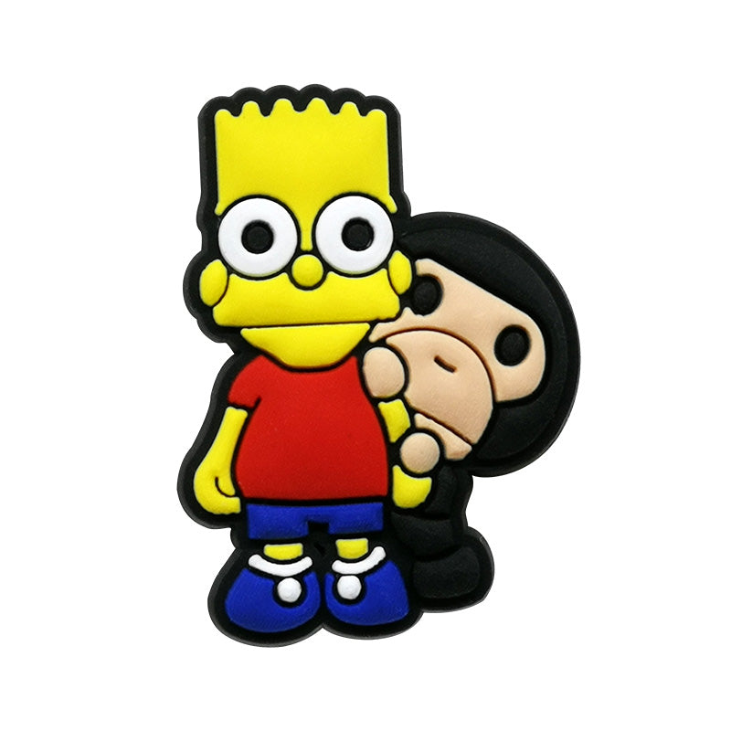Inspirado en los adornos para zapatos de Los Simpson
