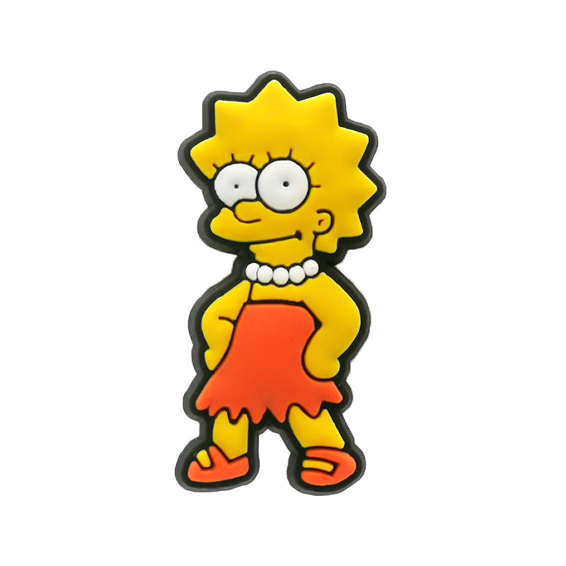 Inspirado en los adornos para zapatos de Los Simpson
