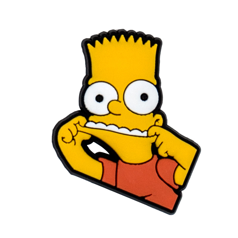 Inspirado en los adornos para zapatos de Los Simpson