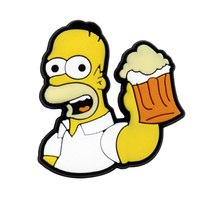 Inspirado en los adornos para zapatos de Los Simpson