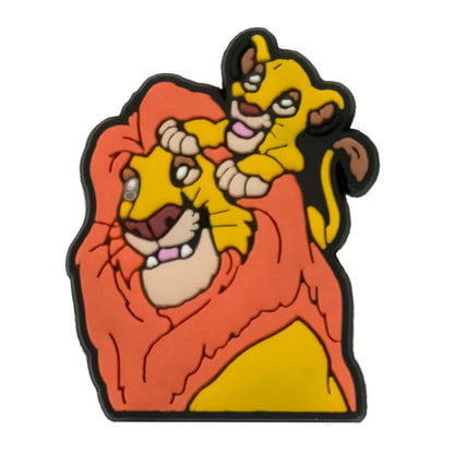 Inspirado en los adornos para zapatos del Rey León