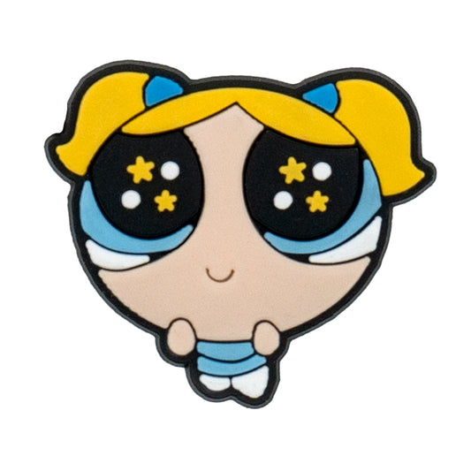 Inspired by Bubbles "Powerpuff Girls" Style Shoe Charm's