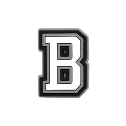 Charms para zapatos con letras blancas