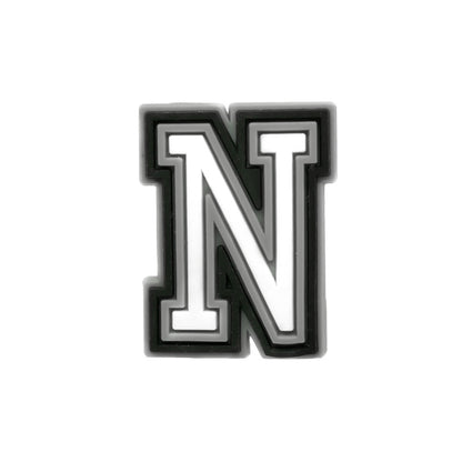 Charms para zapatos con letras blancas