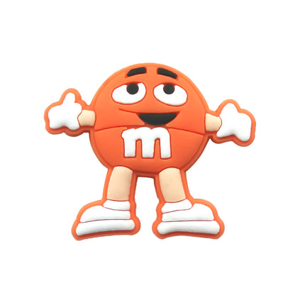 Inspirado en los adornos para zapatos de M&amp;M's