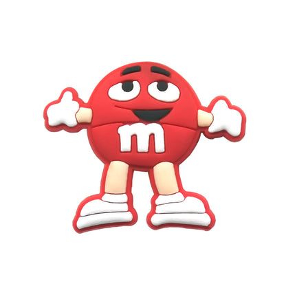 Inspirado en los adornos para zapatos de M&amp;M's