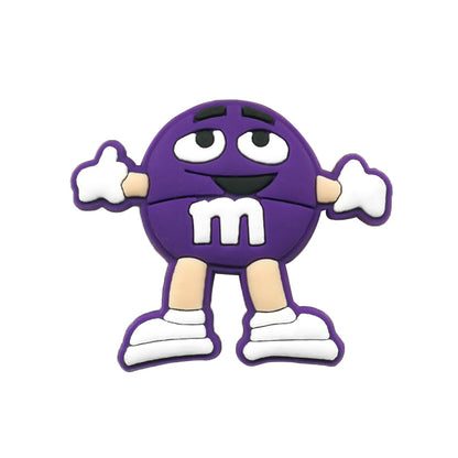 Inspirado en los adornos para zapatos de M&amp;M's