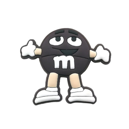 Inspirado en los adornos para zapatos de M&amp;M's