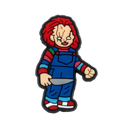 Inspirado en los adornos para zapatos con temática de terror