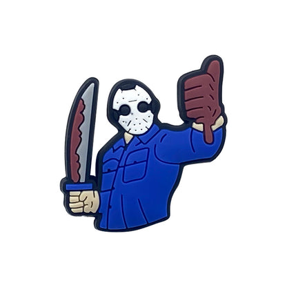 Inspirado en los adornos para zapatos con temática de terror